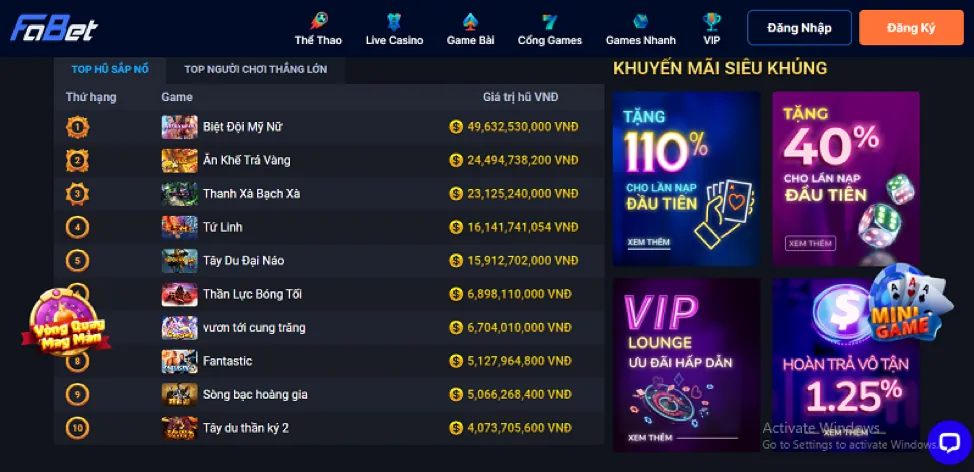 Đặc Quyền VIP cwin09